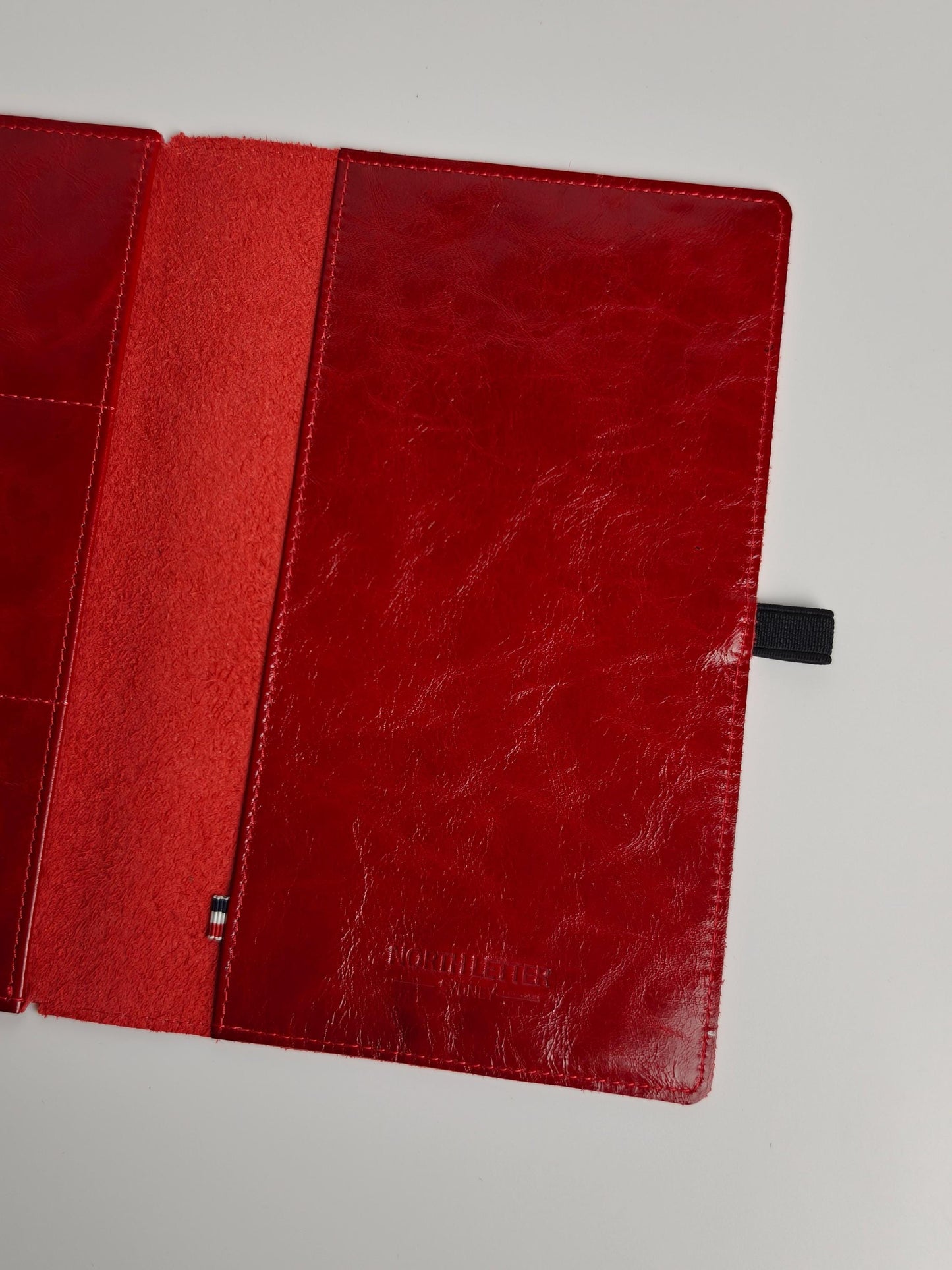 Leather Portfolio for A5 Journal Cover | Leather Organizer Folder with Zipper Pocket | A5 Notebook Holder | Kindle & Passport Organizer