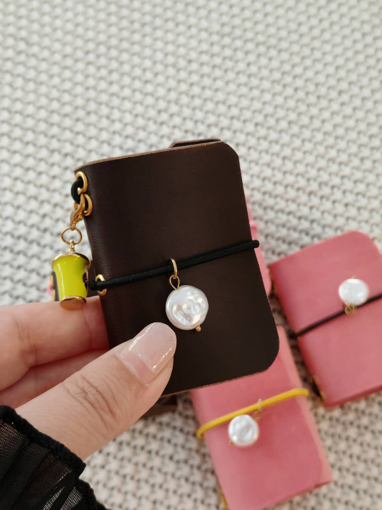 Nano - mini leather journal cover