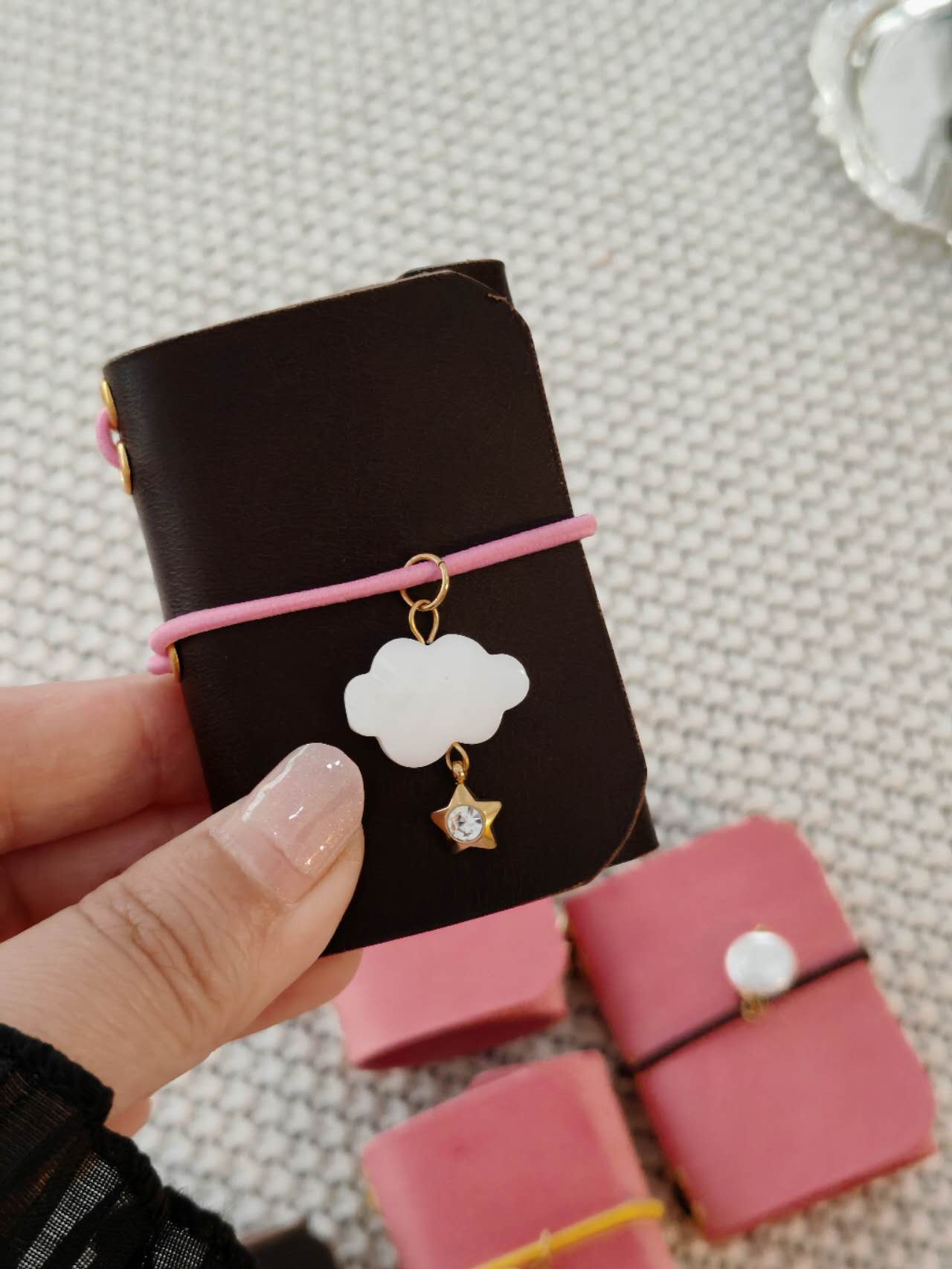 Nano - mini leather journal cover