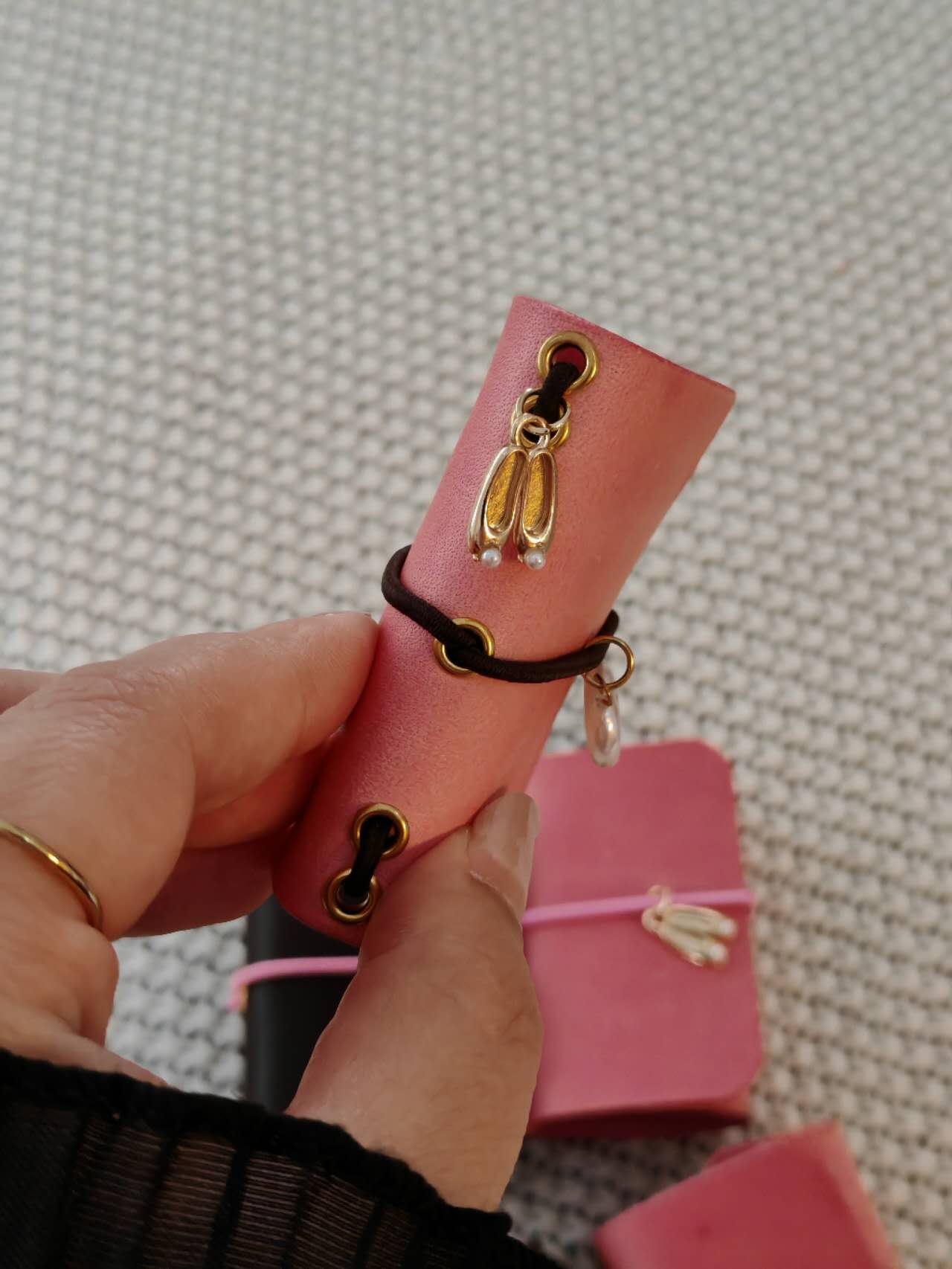 Nano - mini leather journal cover