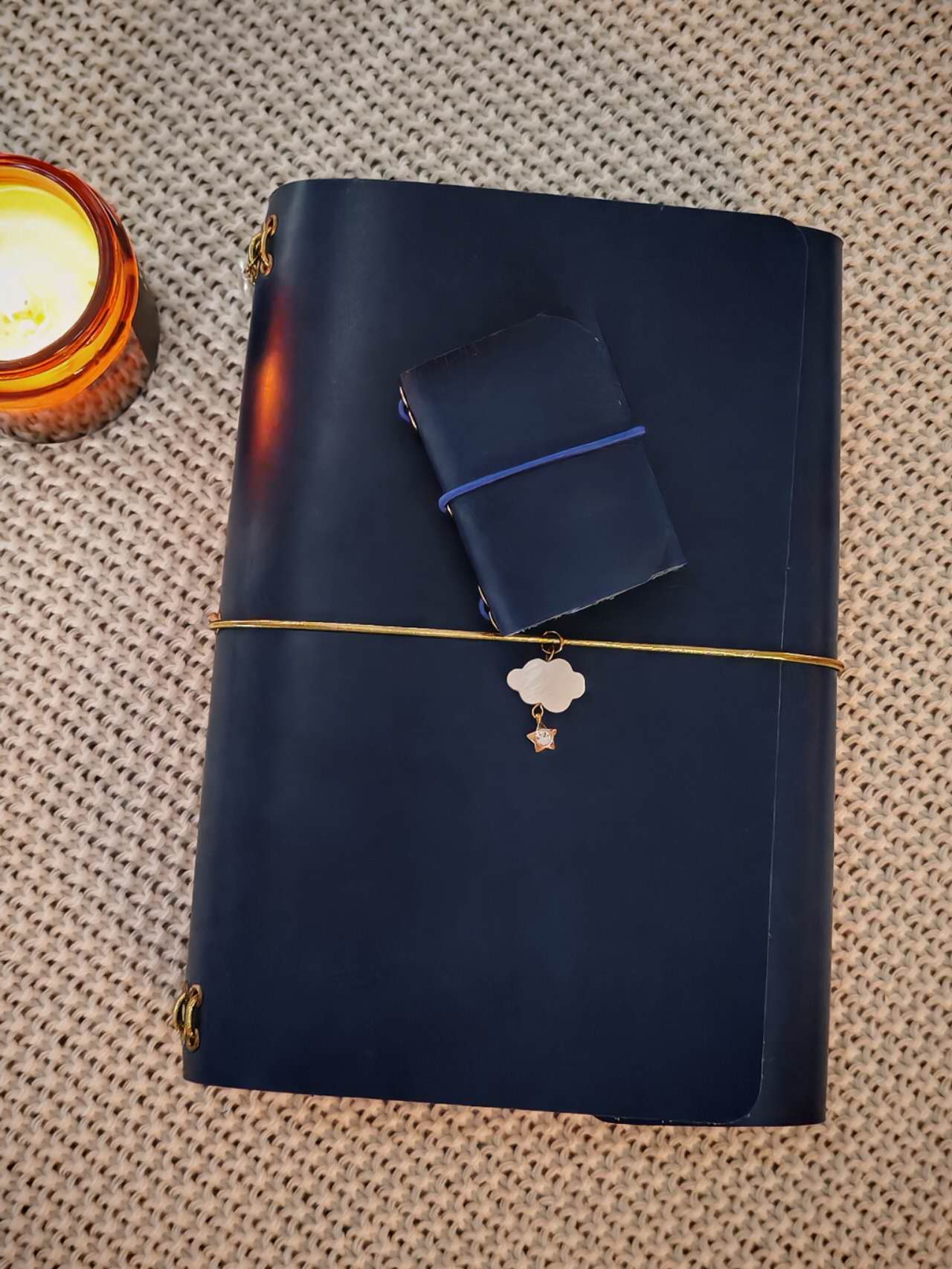 Nano - mini leather journal cover