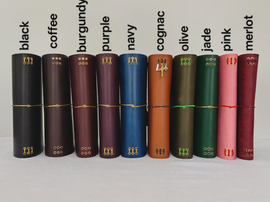 A6 Italian Leather Journal Cover