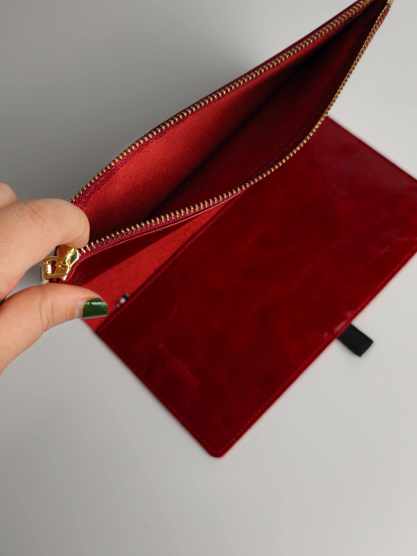 Leather Portfolio for A5 Journal Cover | Leather Organizer Folder with Zipper Pocket | A5 Notebook Holder | Kindle & Passport Organizer