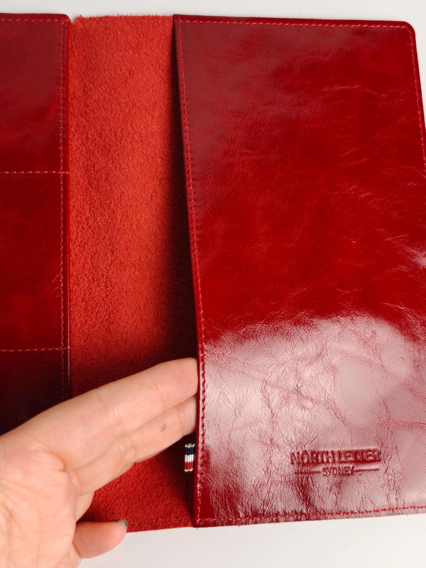 Leather Portfolio for A5 Journal Cover | Leather Organizer Folder with Zipper Pocket | A5 Notebook Holder | Kindle & Passport Organizer