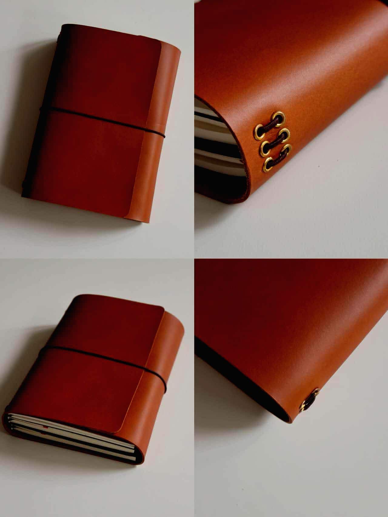 A5 Italian Leather Journal Cover